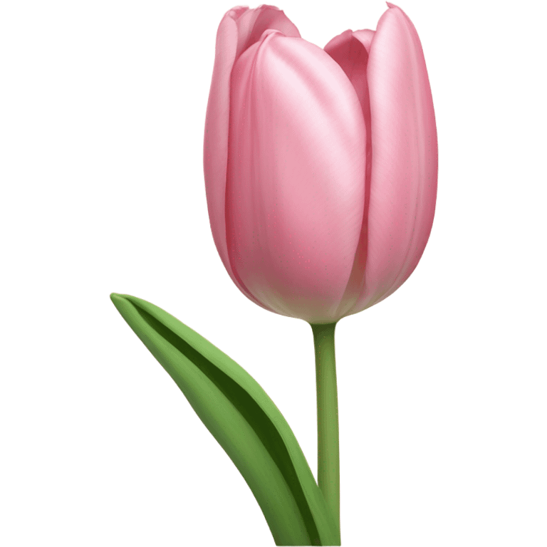 Light pink tulip emoji