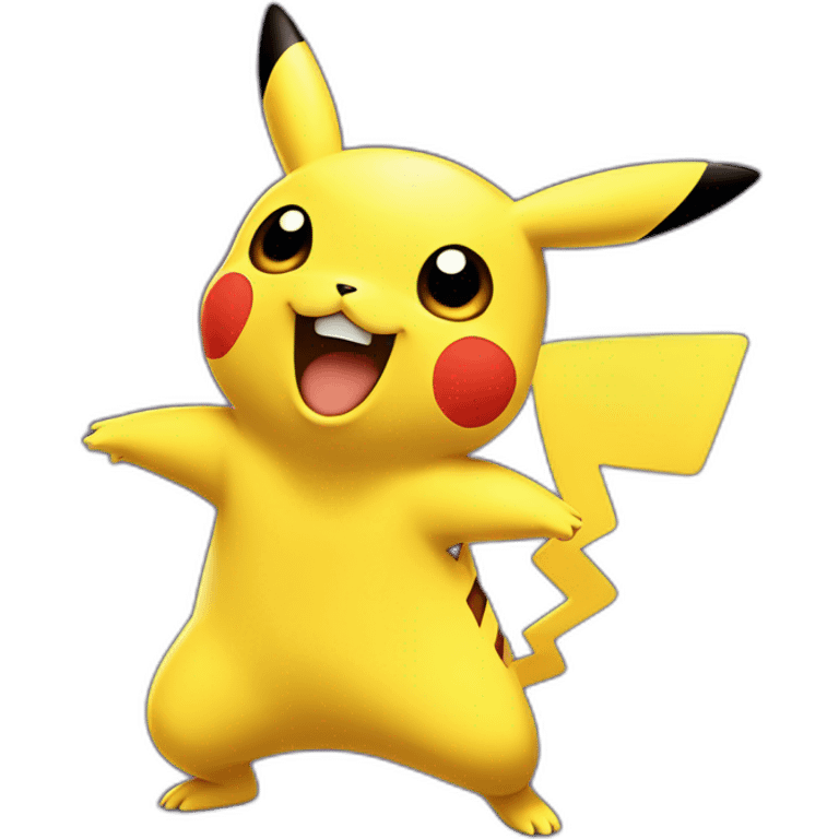 Pikachu qui danse emoji