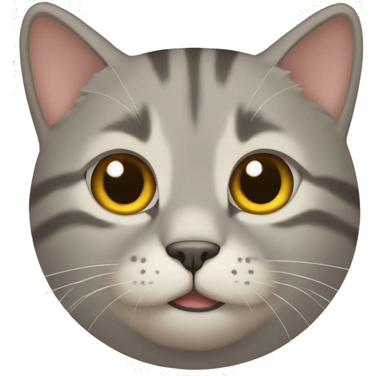 Un gato encima de un perro emoji