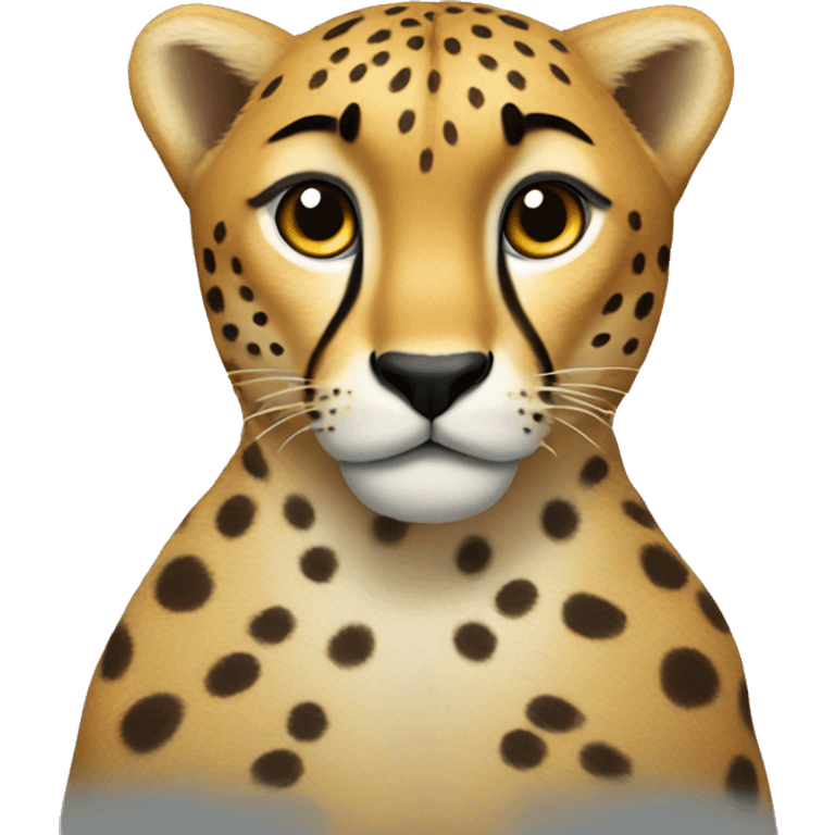 cheetah heart emoji