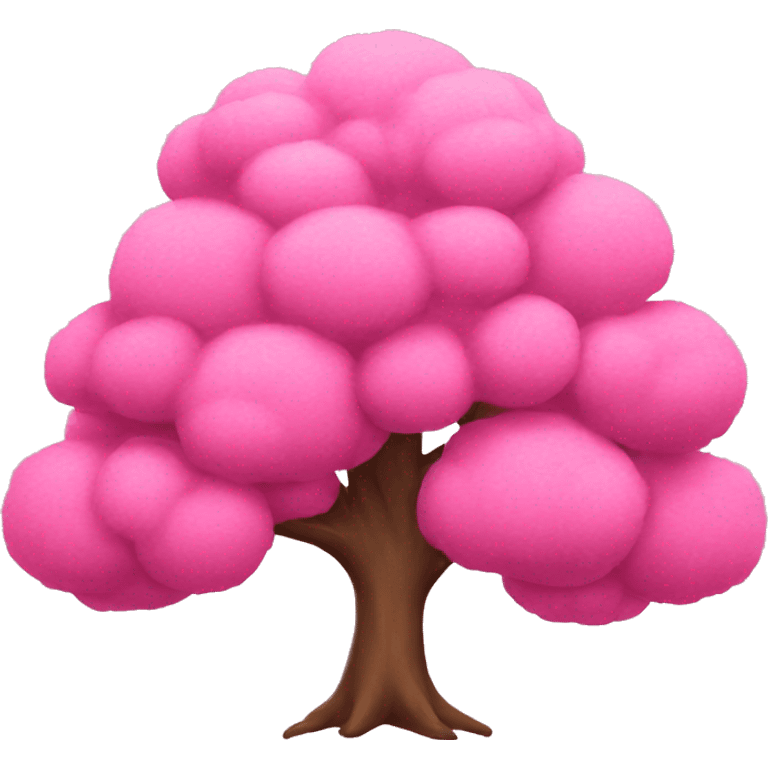 Pink tree  emoji