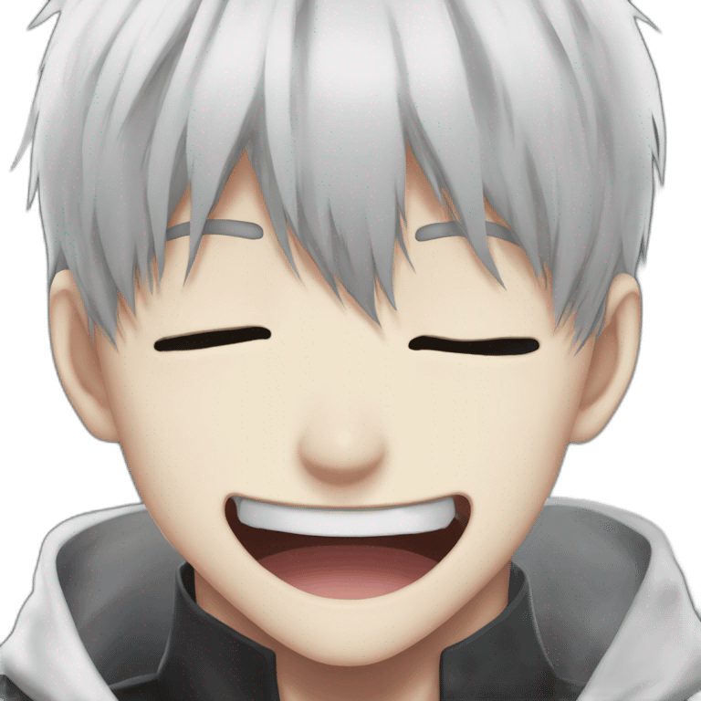 ken kaneki crying close up emoji