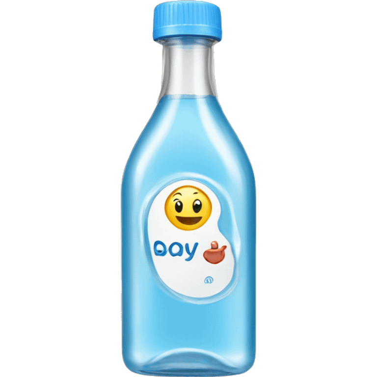 Bottle of baby oil emoji