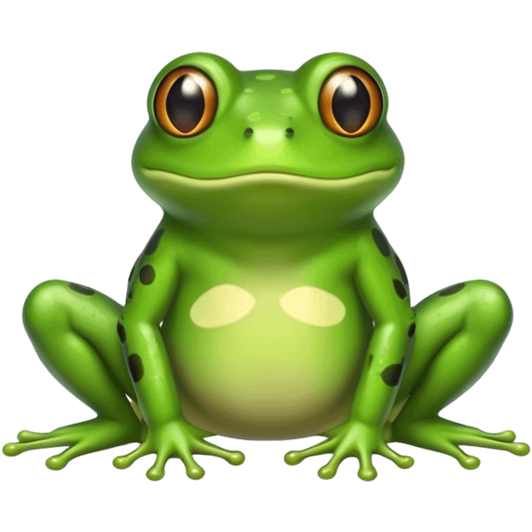 Military frog emoji