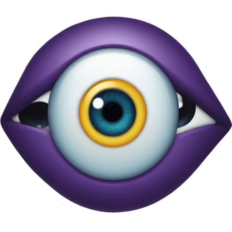 Evil eye with ca emoji