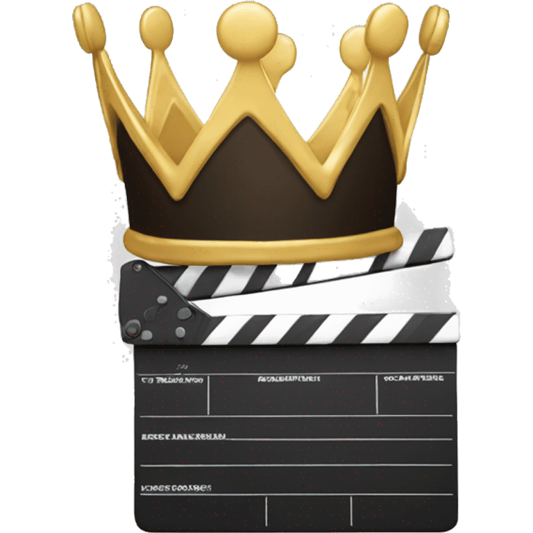 crown with movie clapper emoji