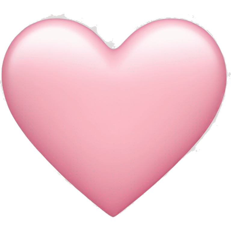 light pink heart emoji