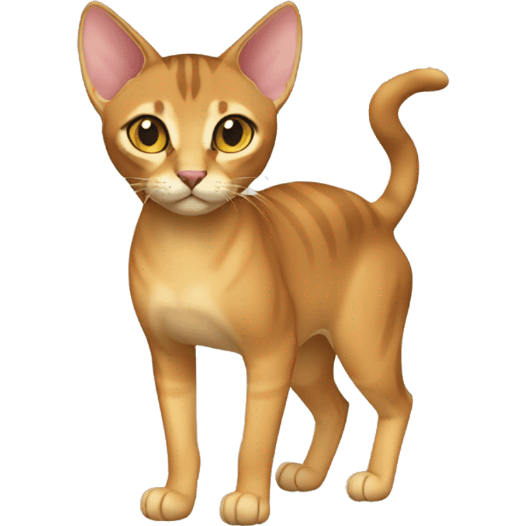 Chausie Cat Full Body emoji