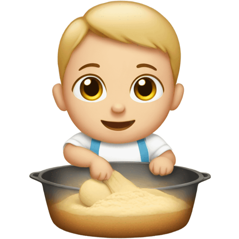 Baby baking  emoji