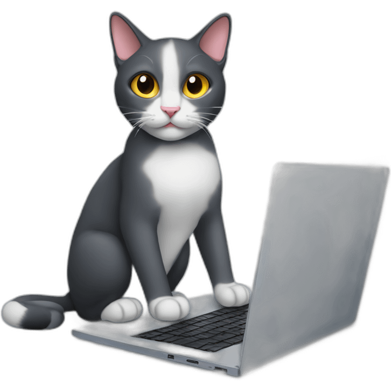 cat-programming-on-laptop emoji