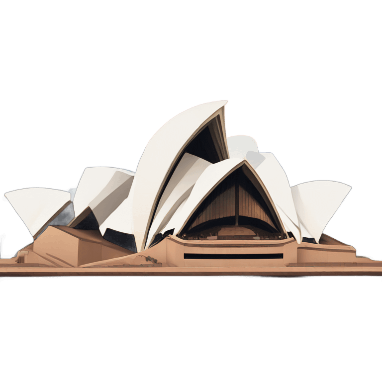 Sydney opera house emoji