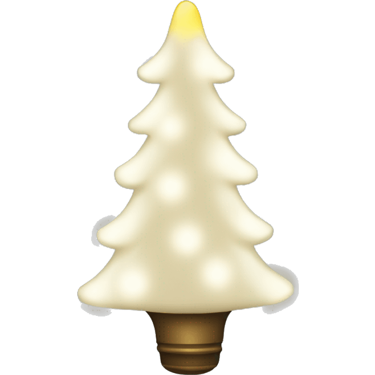 Christmas tree light emoji