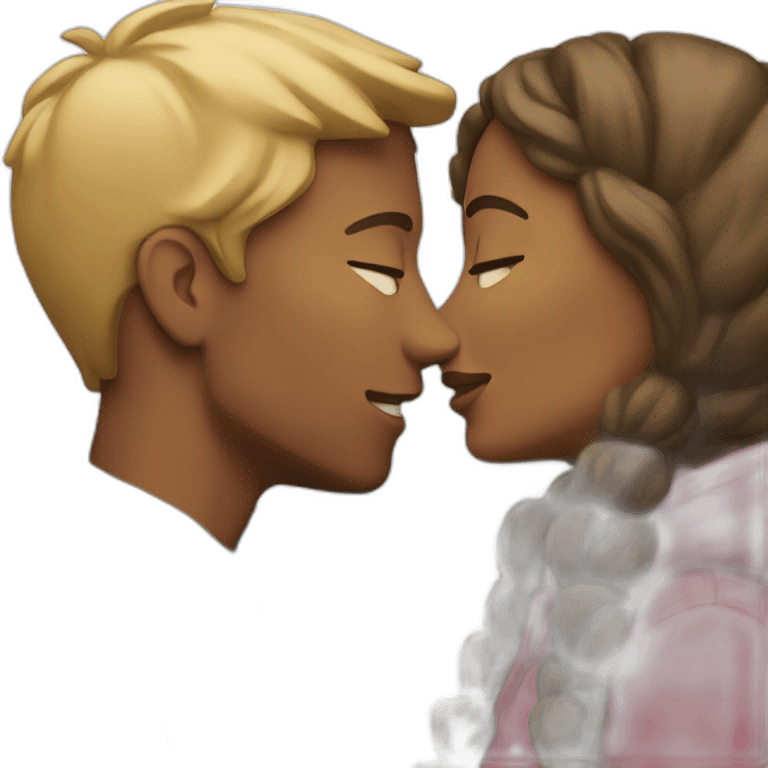 Couple kissing  emoji