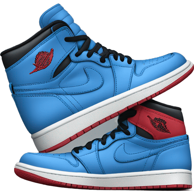 jordan 1 blue emoji