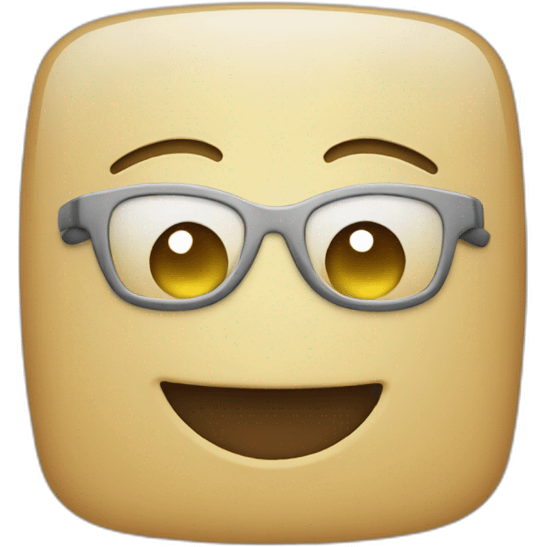 smiling computer emoji