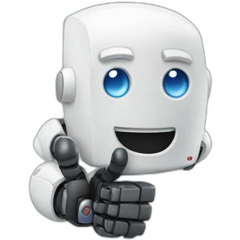 robot thumb up emoji