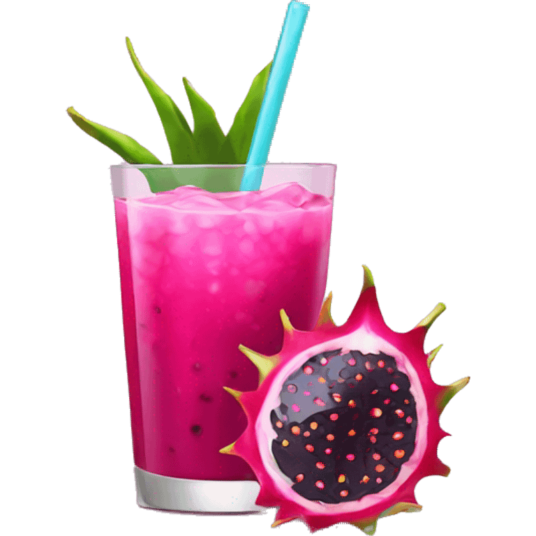 Dragon Fruit Juice  emoji