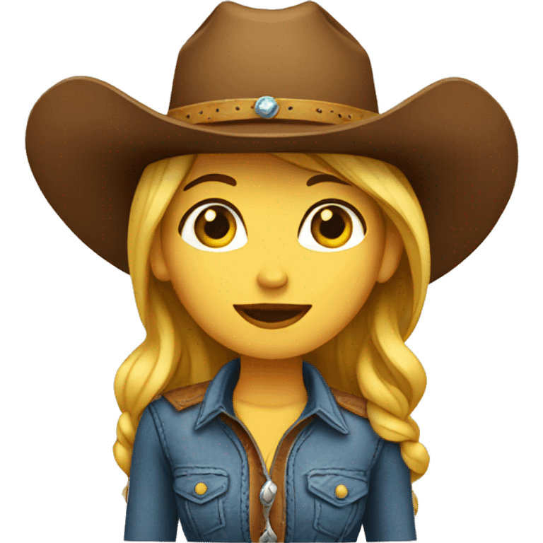 Cowgirl emoji