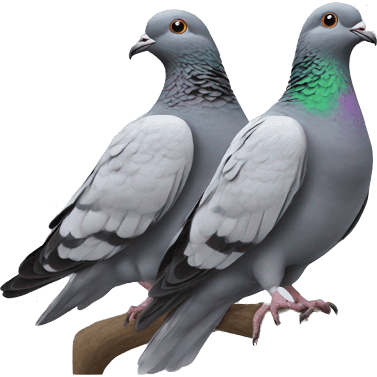 2 pigeons emoji