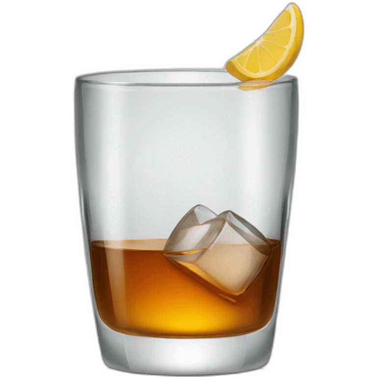 Un verre de whisky emoji