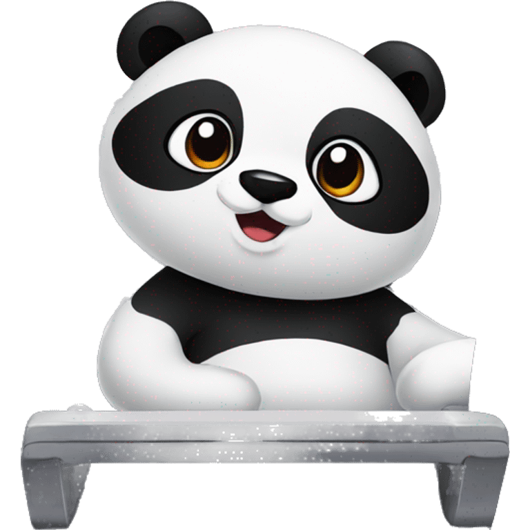 Panda On Plane emoji