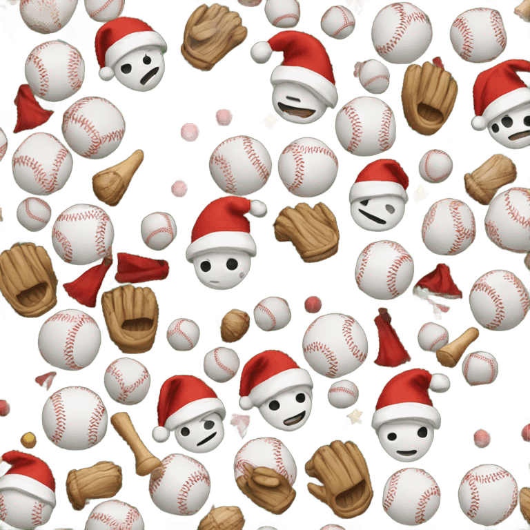 Baseball Christmas  emoji