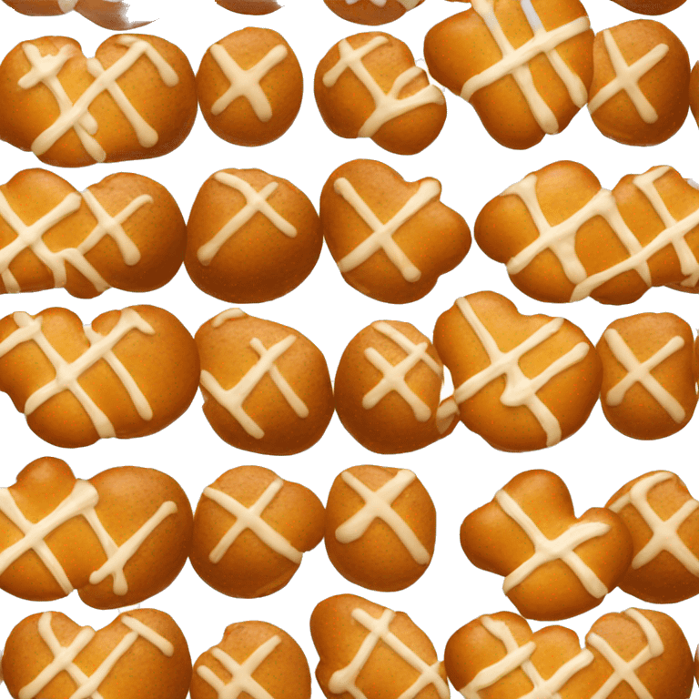 Hot Cross Buns emoji