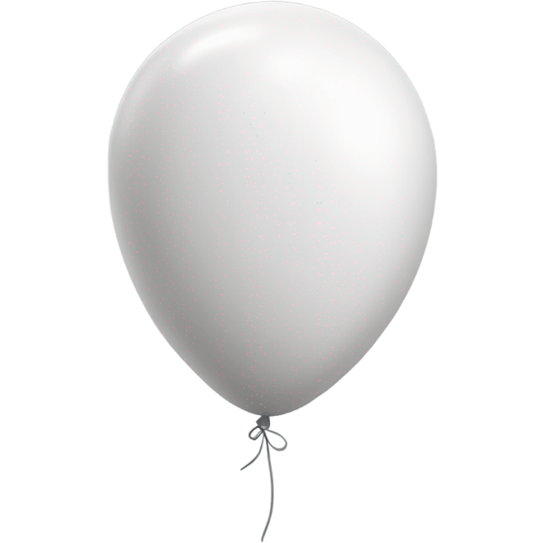 white ballon emoji