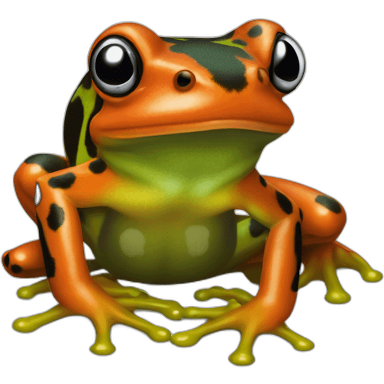 Dart frog oophaga pumilio emoji