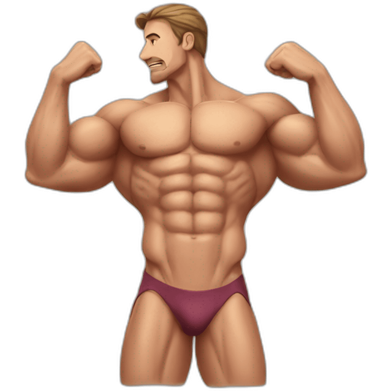 Muscle anatomical abs emoji