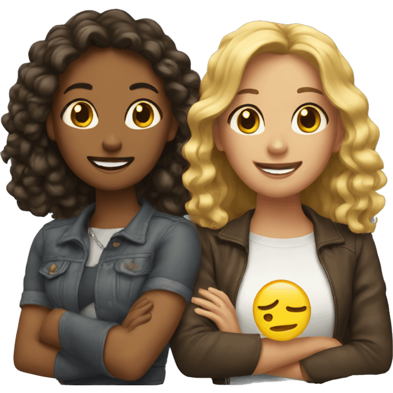 Two girl best friends emoji