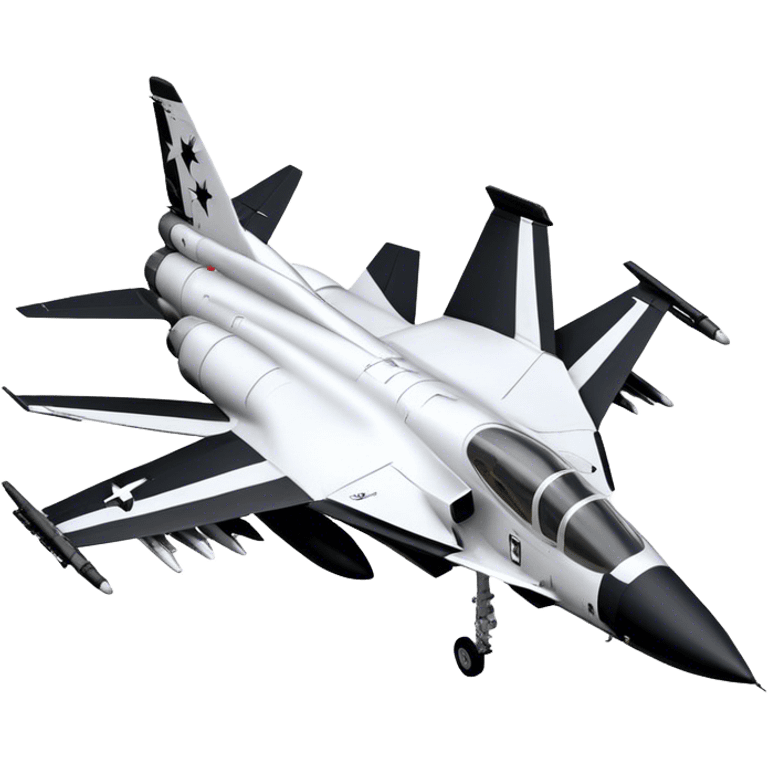 Jet Trainer - T-38 Talon - Northrop Grumman (Model Year: 2021) (Iconic colour: White and black) emoji