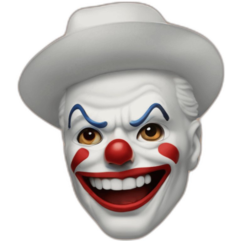 scared michael jackson clown emoji