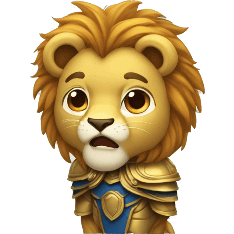 lion paladin crying emoji