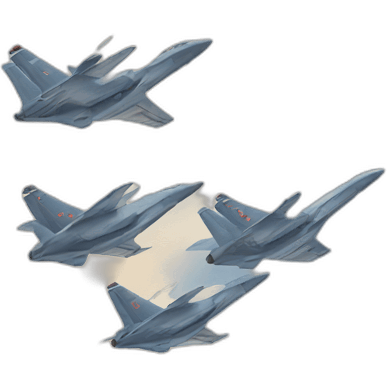 Three fleet week planes flying in formation emoji