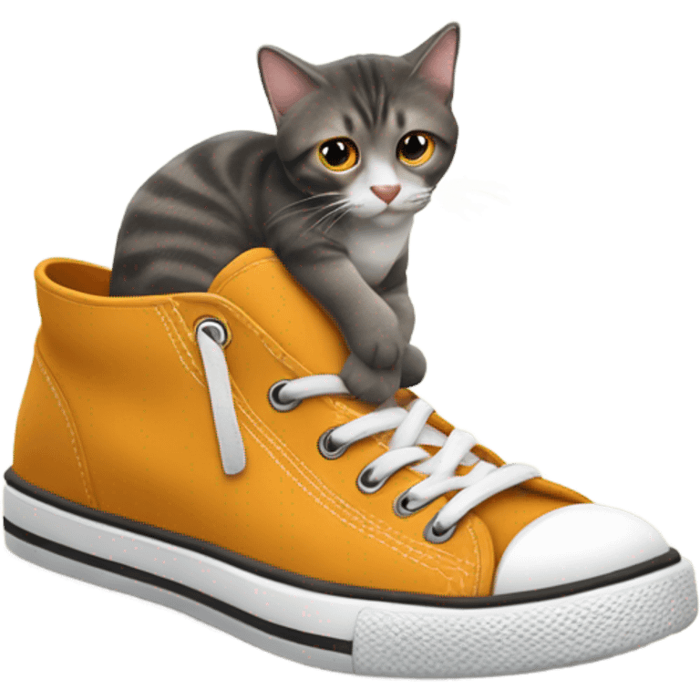 cat shoe emoji