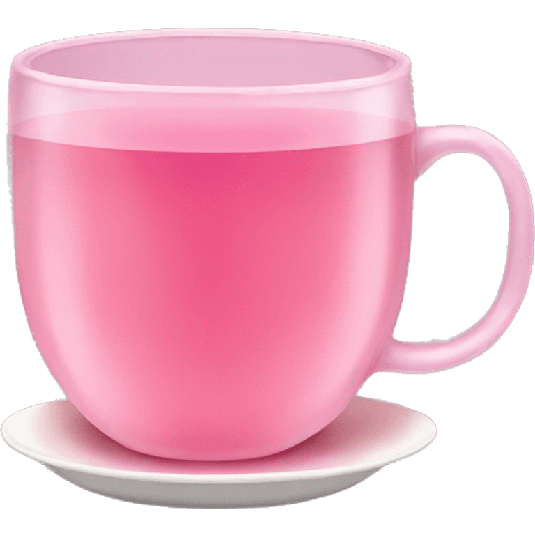 pink tea emoji