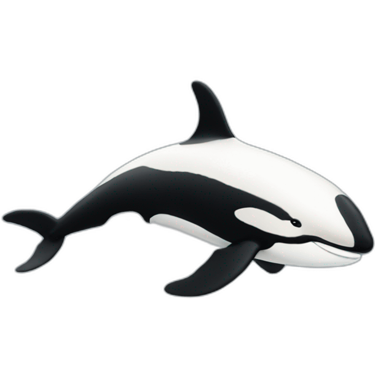 White orca emoji