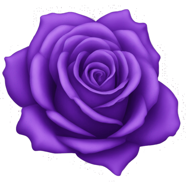 Purple rose emoji