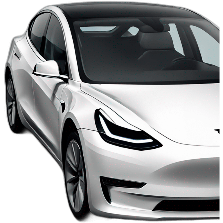 tesla model 3 emoji