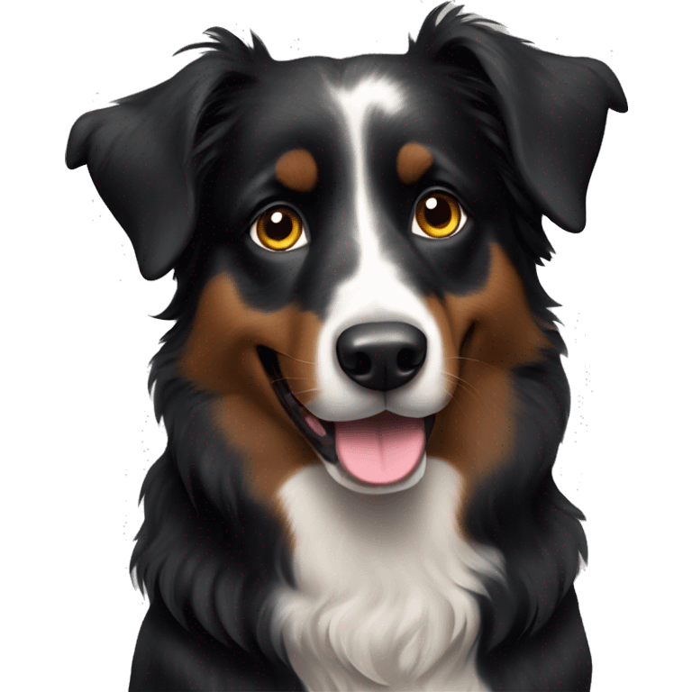 black australian shepherd dog emoji