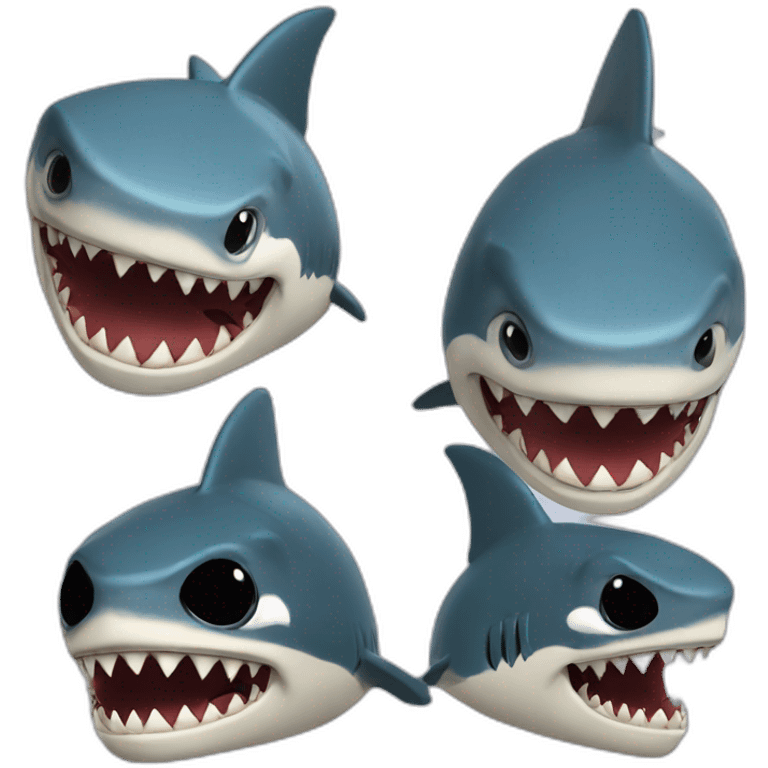 shark batman emoji