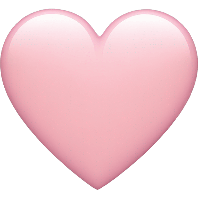 Pastel pink iPhone emoji heart emoji