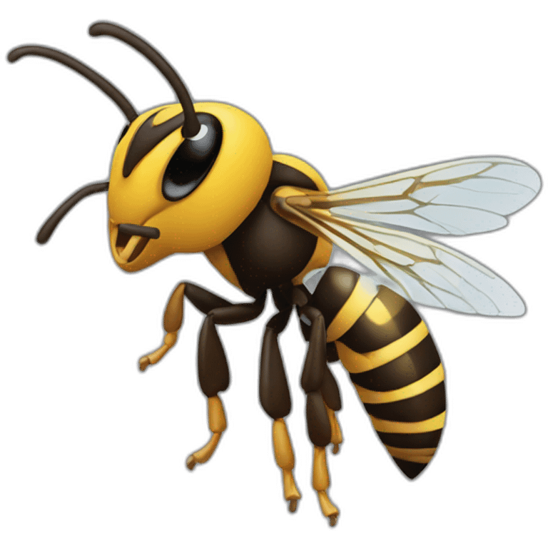 Hornet that has been splatted emoji