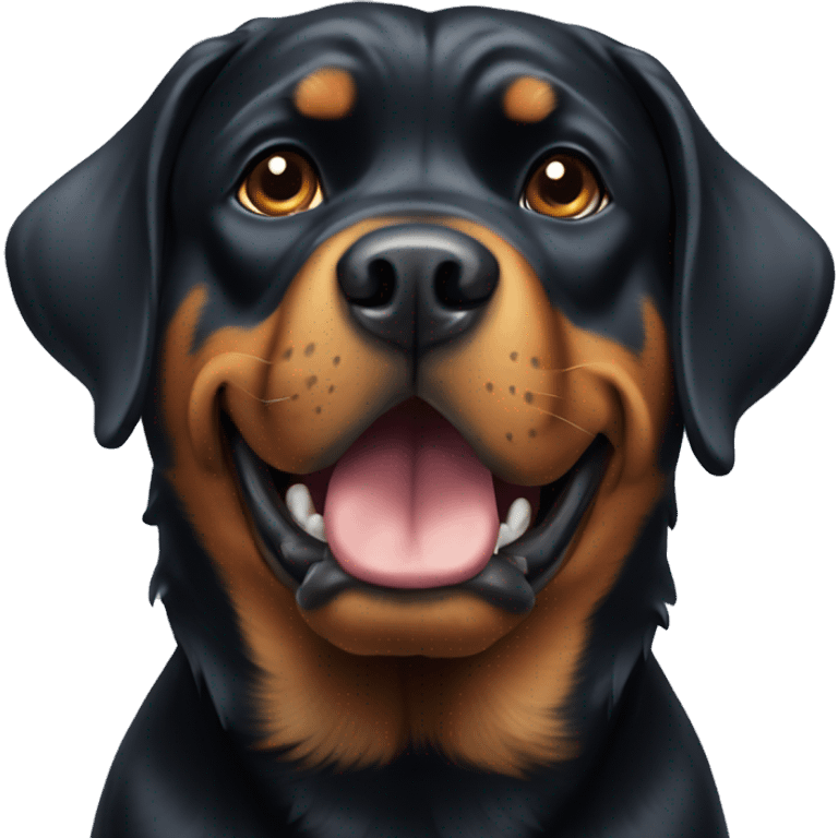 Dog rottweiler  emoji