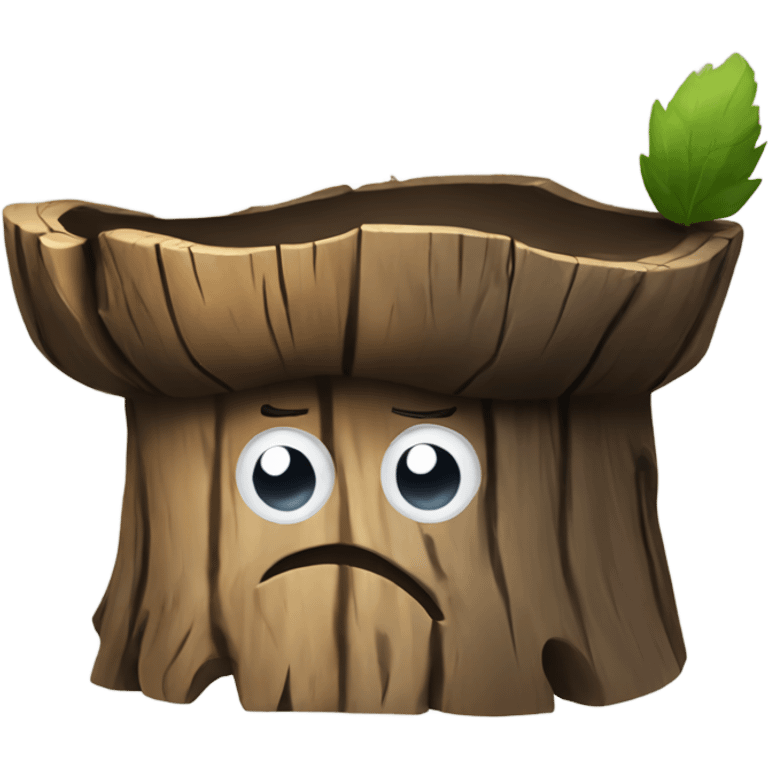 tree stump pirate hat emoji