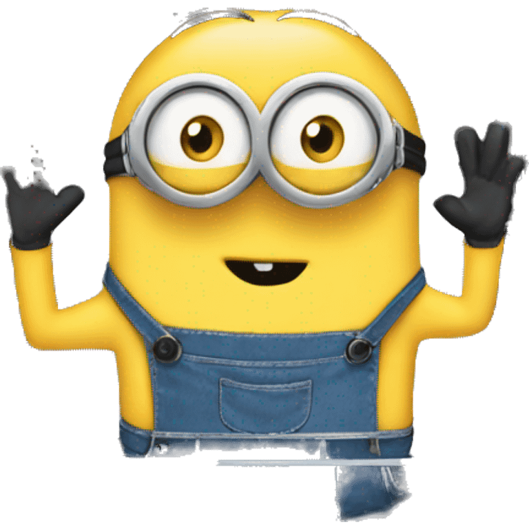 a minion inside a dishwasher emoji