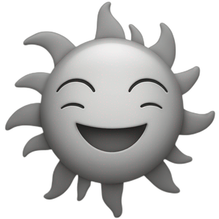 Happy sun emoji