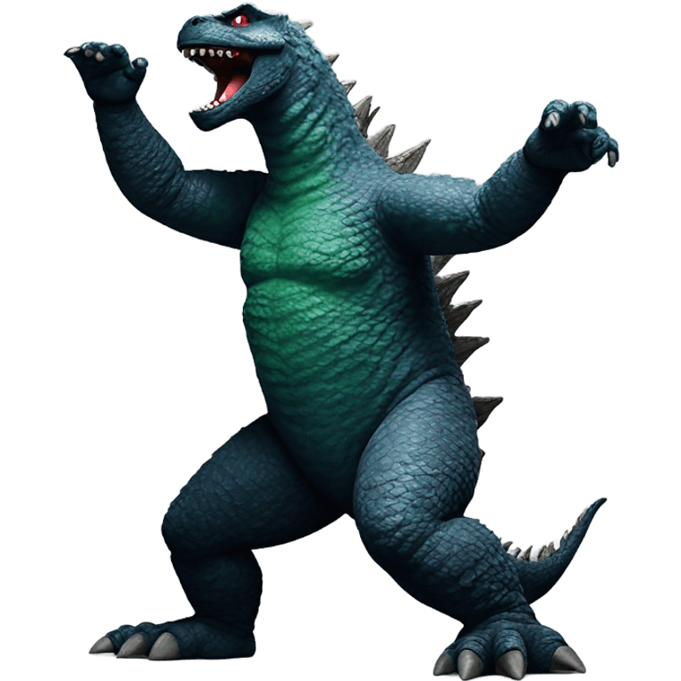 Godzilla dancing emoji