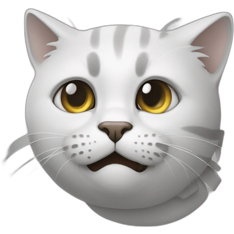 Un chat qui fume emoji